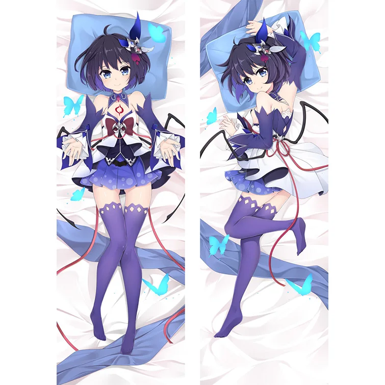 

Обнимающаяся наволочка Seele Vollerei, милая наволочка с принтом Loli Dakimakura Honkai Impact, 3-я двухсторонняя наволочка с мультяшным рисунком