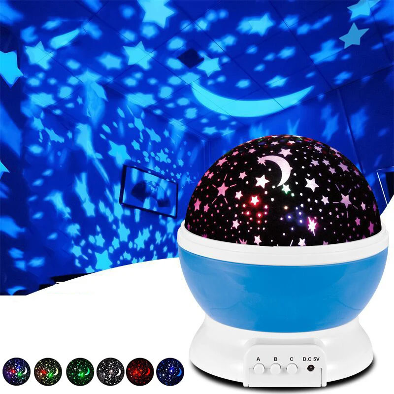 Galaxy Projector Starry Sky Rotating Led Night Light