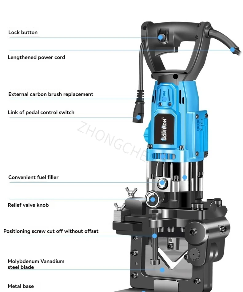 Upgraded Hydraulic Cutting Machine, Hydraulic Angle Iron Punching Machine, Angle