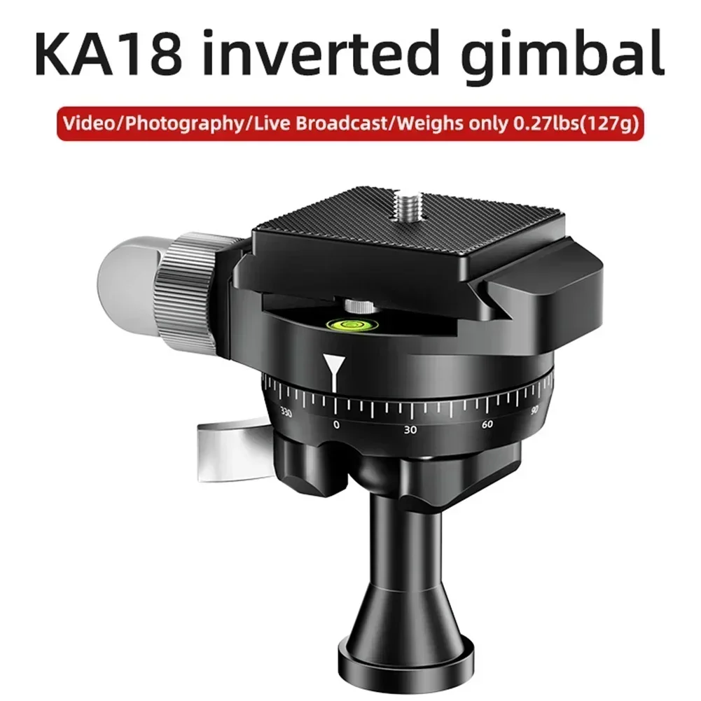 Lightweight Panoramic Inverted Ball Head Product Product Name Cameras Quick Release Plate Rotate Quick Gear Ball Head
