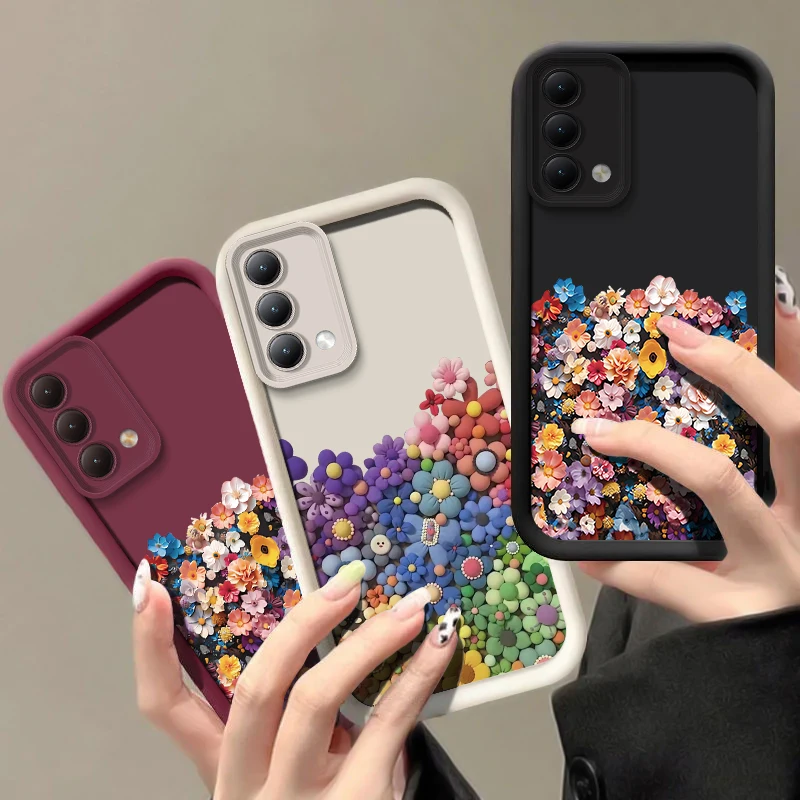 Luxury Sunflower Print Shockproof Silicone Phone Case