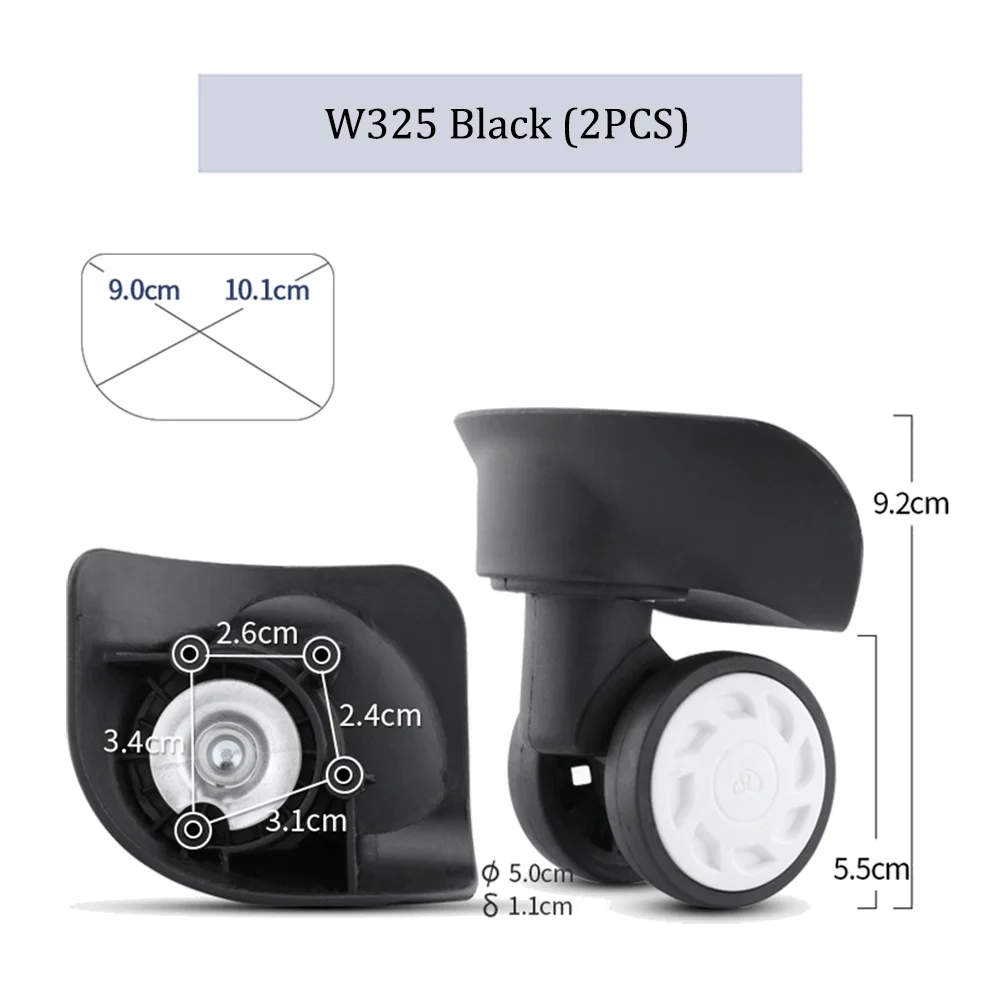 Suitable for president Lingxiu luggage suitcase wheel accessories universal wheel trolley handle wheel replacement and repairing