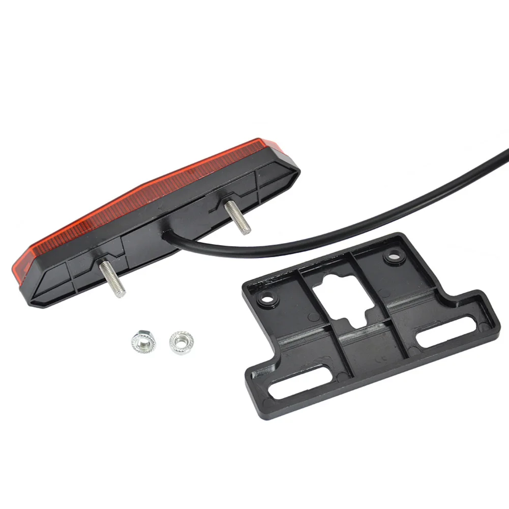 Luce posteriore freno Ebike a LED Spia freno ad alta luminosità Risparmio energetico Installazione semplice per bici elettrica 36V 48V - immagine 6