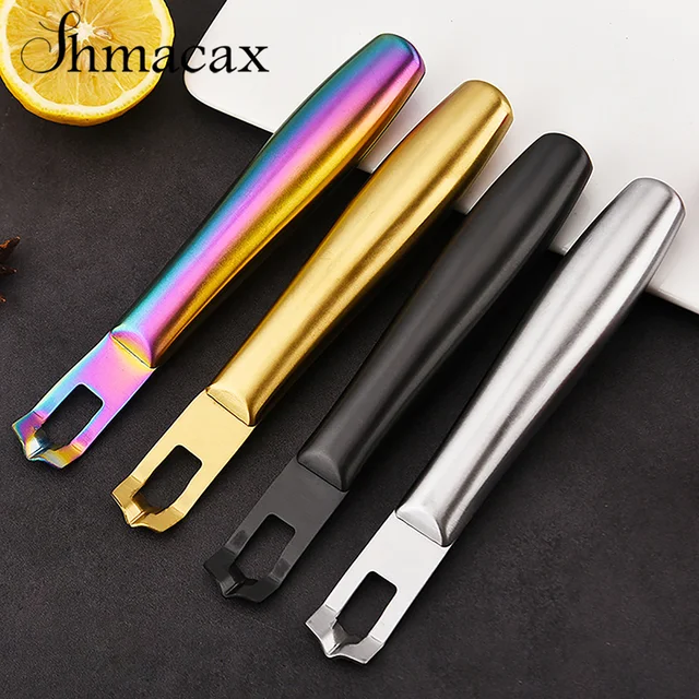 Lemon Peeler Stainless Steel Lemon Zester Grater Lime Orange Citrus Fruit Grater Peeling Knife Kitchen Bar Tools Accessories 2