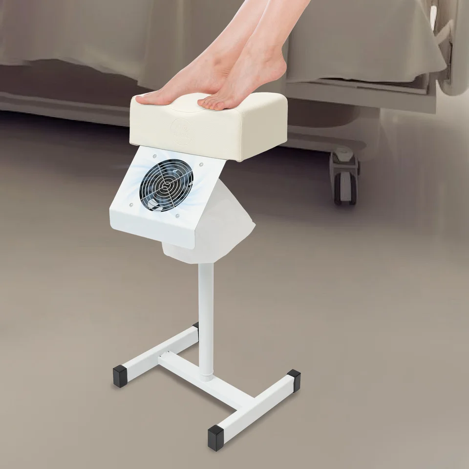 Adjustable Pedicure Stool with Dust Cleaning Fan