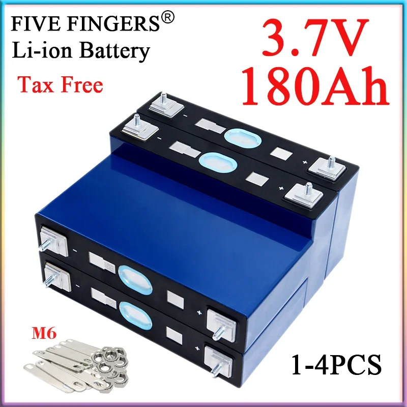 

1-4 шт., литиевая аккумуляторная батарея 3,7 в, Ач, 12 В, 24 В, 36 В