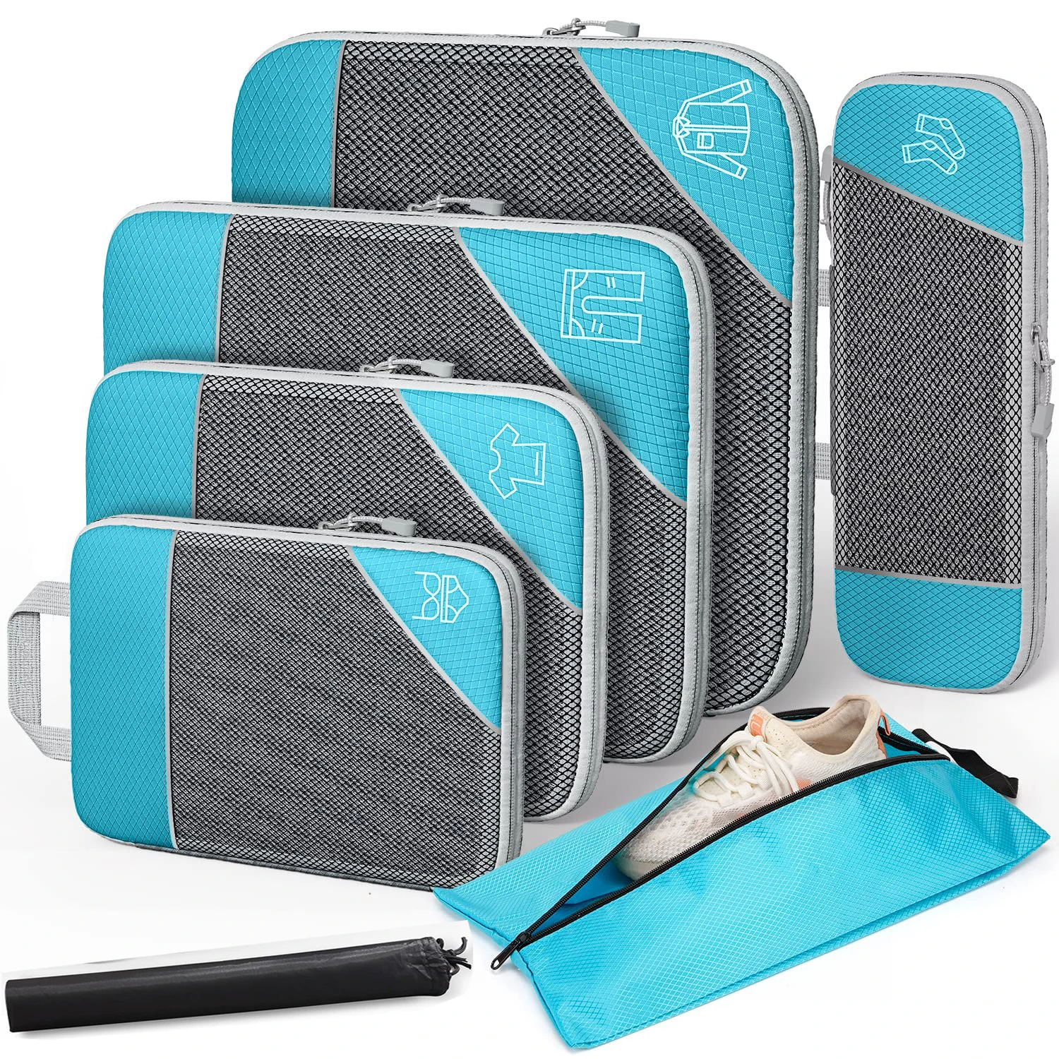 Compression Packing Amazon Luggage Organizer Packing Cubes