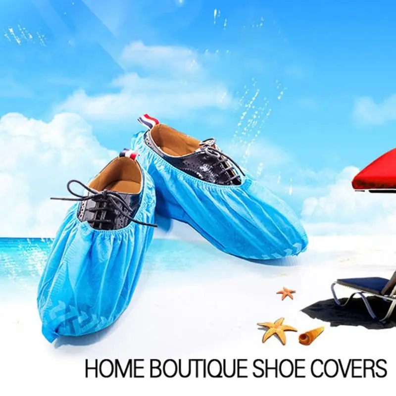 

10Pieces Reusable Shoe Covers Waterproof Washable Boot Covers Durable Dustproof