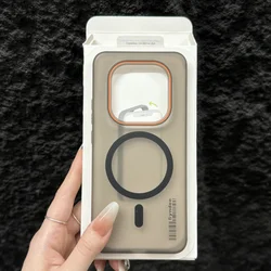 Custodia Slim Trasparente Magnetica a Carica Wireless Ultra Sottile Opaca