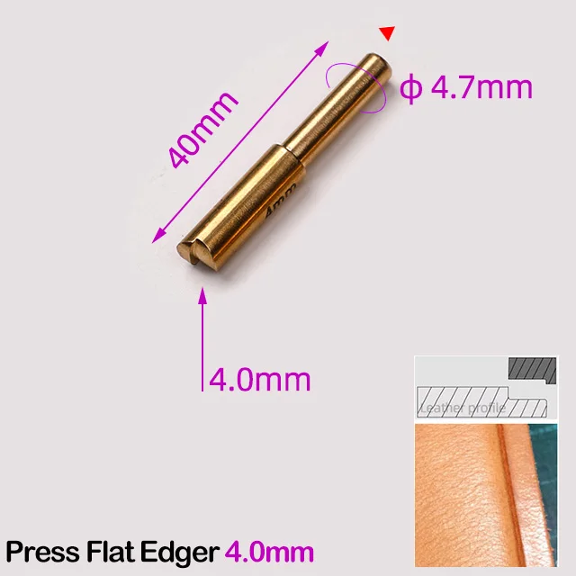 Leather Edge Beveler Push Beader for Leather Working Stitching Groover Scratch