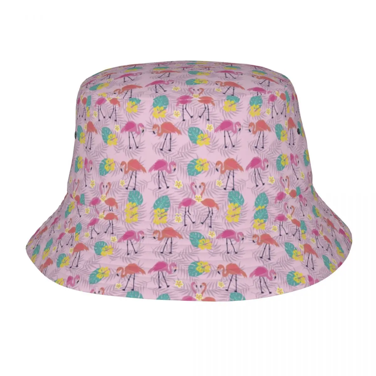 

Custom Summer Tropical Flamingo Bucket Hat Women Men Fashion Summer Outdoor Sun Fisherman Cap