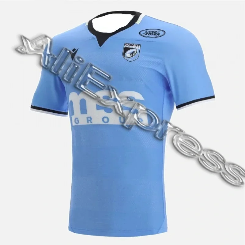 Cardiff Blues ラグビーウェア Mサイズ Cardiff Blues Rugby Jersey Men's Outdoor Sports Casual T