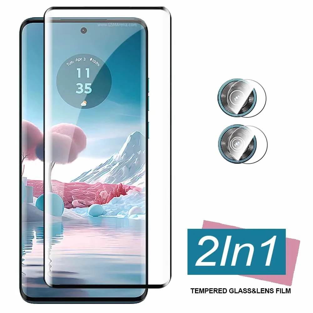 8-in-1 9D Curved Screen Protector with Tempered Glass Lens