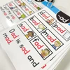 Learn English Phonics Flash Cards Baby Toddler Learning and Educational Toys Children Teaching Aids Kids English Word Learning 4