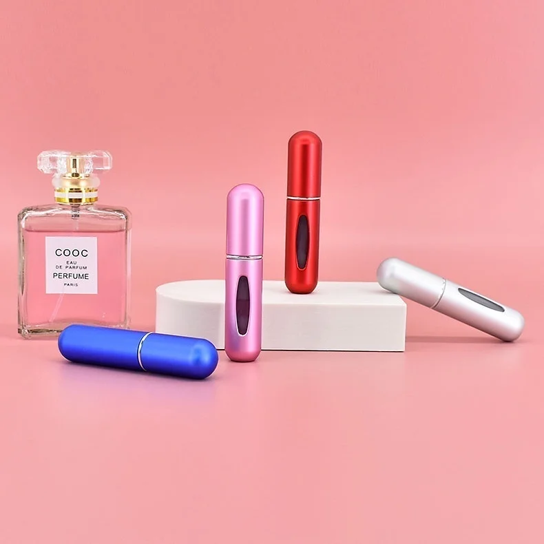 10/30/50pcs kleine Parfüm Nachfüll flasche tragbare Mini Zerstäuber nachfüllbare Spray wiederauf ladbare Taschen spender Reises prüh gerät – Detail 12