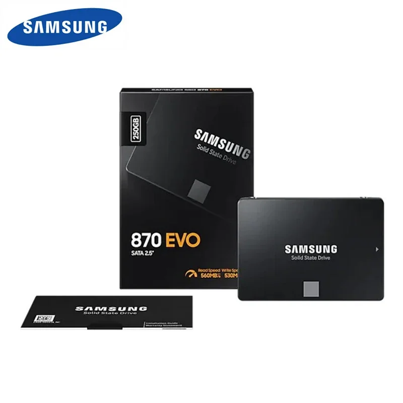 Samsung-sataiii Unidade Interna de Estado Sólido Ssd 870 Evo Disco de Armazenamento para Laptop ou Desktop Original 250gb 500gb 1tb 2tb 25 - Imagem 6