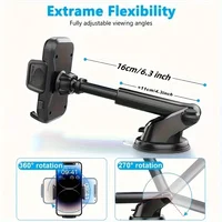 General Motors Car Mobile Phone Holder Glass Suction Cup Telescopic Dashboard Mobile Phone Holder - Image 4