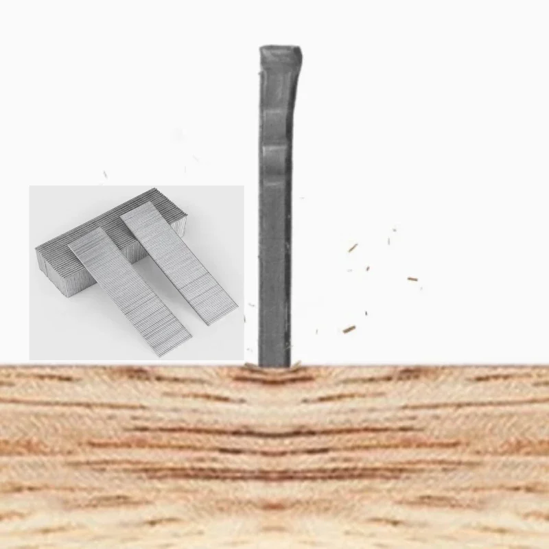 1000pcs/set Finishing Nails F10/F15/F20/F30/F40/F50 Straight Brad Nails For Upholstery Furniture DIY Woodworking Stapler Nailer