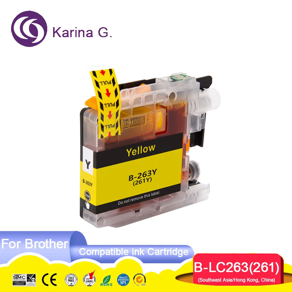 Compatible for LC263 LC261 ink cartridges Suit for MFC-J480DW DCP-J562DW MFC-J