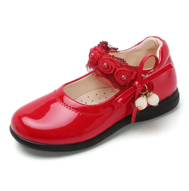Girls Leather Shoes for Children Wedding Dress Princess Dance Shoes Kids Summer Bow-knot Black Student Sandals Korean Fashion leather shoes,girls shoes,girls sandals
