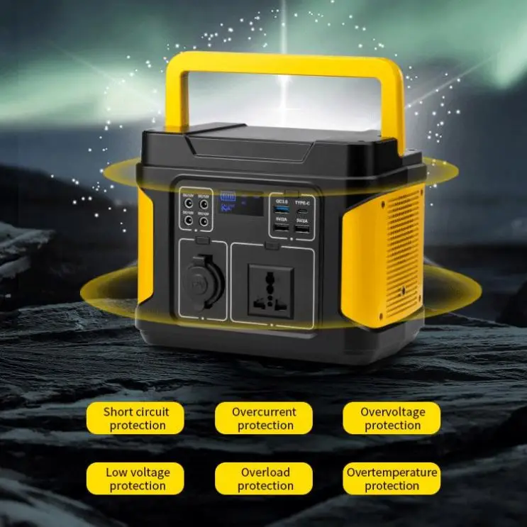 

Outdoor Mobile Solar Energy Storage Power Supply 300W Portable AC Power Banks Station With LED Display
