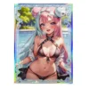 60pc/bag Cute Girl Standard Size Holographic Card Outer Foil Sleeves Protector PKM/MGT Trading Card Rainbow Laser Cover 67x92mm 2