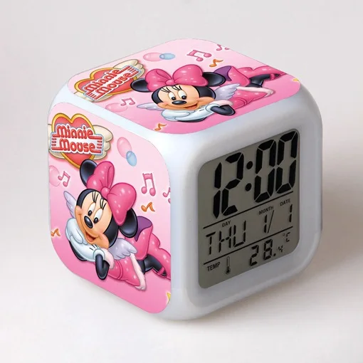 thumbnail image 1 of Figura de Sonic de anime de 8 x 8 x 8 cm, reloj despertador electrónico, reloj digital, reloj luminoso que cambia de color, regalo para niños, estudiantes y niños, 1 of 5