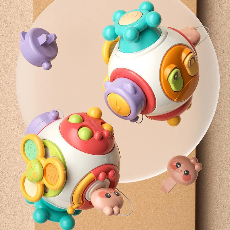 Educational Puzzle Toys Infant Busy Ball for Montessori Training