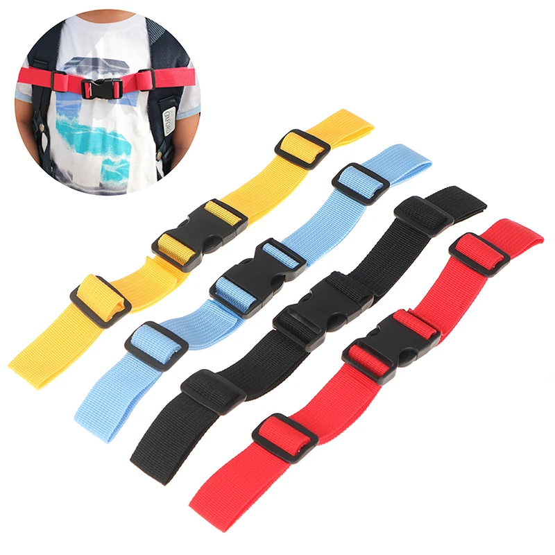 Durable Camping Backpack Chest Harness Strap Adjustable Dual Release