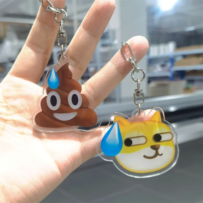 jojofuny 10 Pcs Poo Keychain Key Rings for Car Keys Keychain for Keys Kids  Decor Bag Hanging Pendant Squeeze Poop