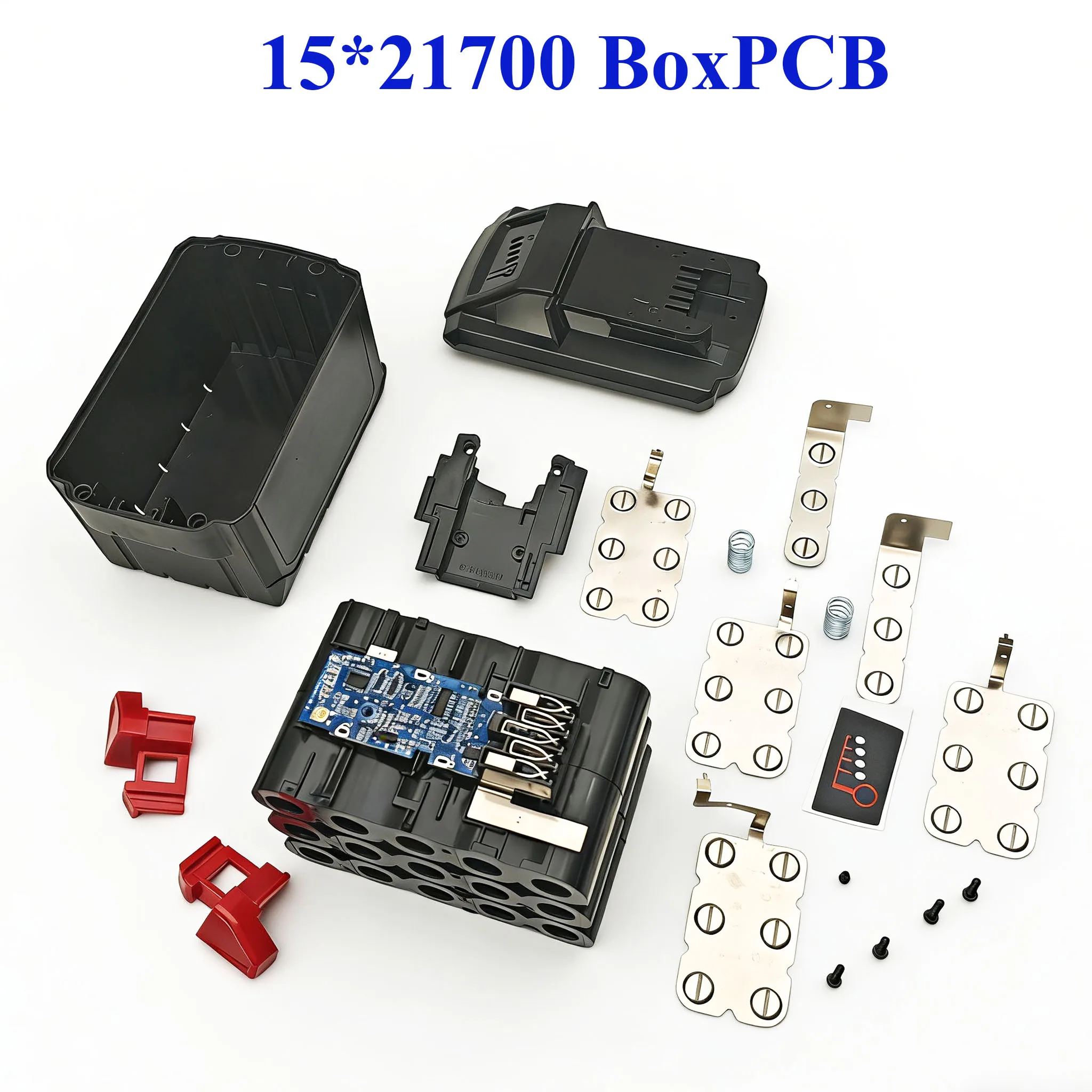 21700 M18 리튬 배터리 케이스 박스 용 밀워키 18V 리튬 이온 배터리 하우징 용 BMS PCB 충전 보호 회로 기판