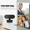 Full HD 1080p Webcam USB With Mic Mini Computer Camera,Flexible Rotatable , for Laptops, Desktop Webcam Camera Online Education 2