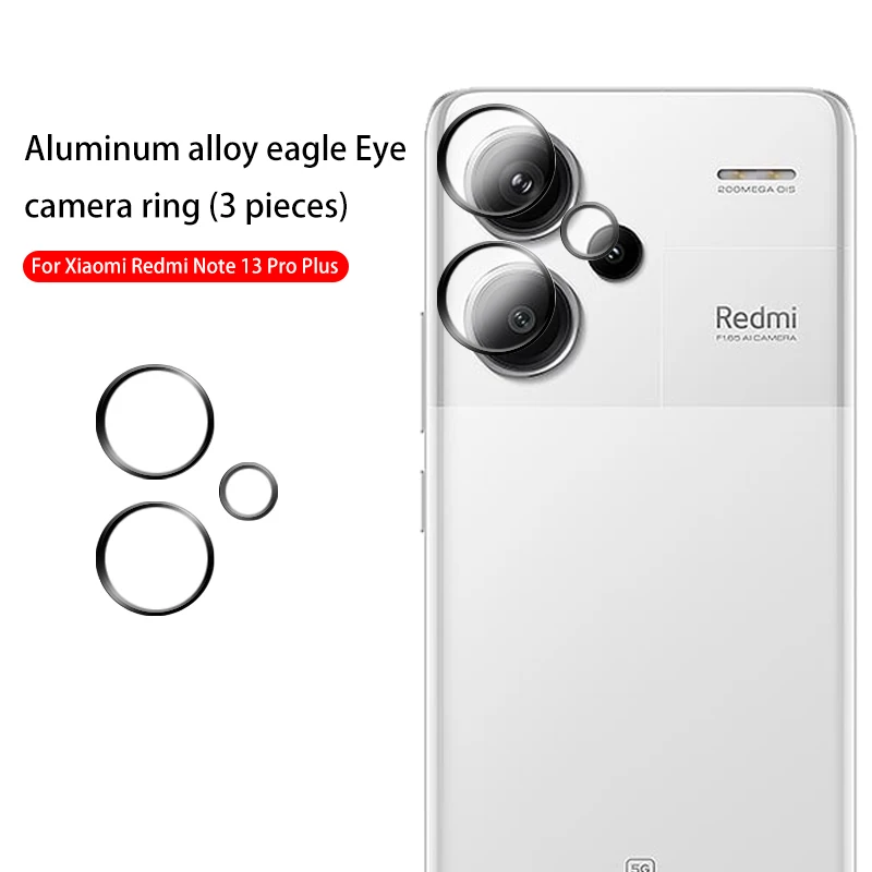 Eagle Glasses Head Ring Per Xiaomi Redmi Note 13 Pro Plus 5G Readmi Note13 4G Lega Di Alluminio Eagle Eye Camera Ring Note13Pro