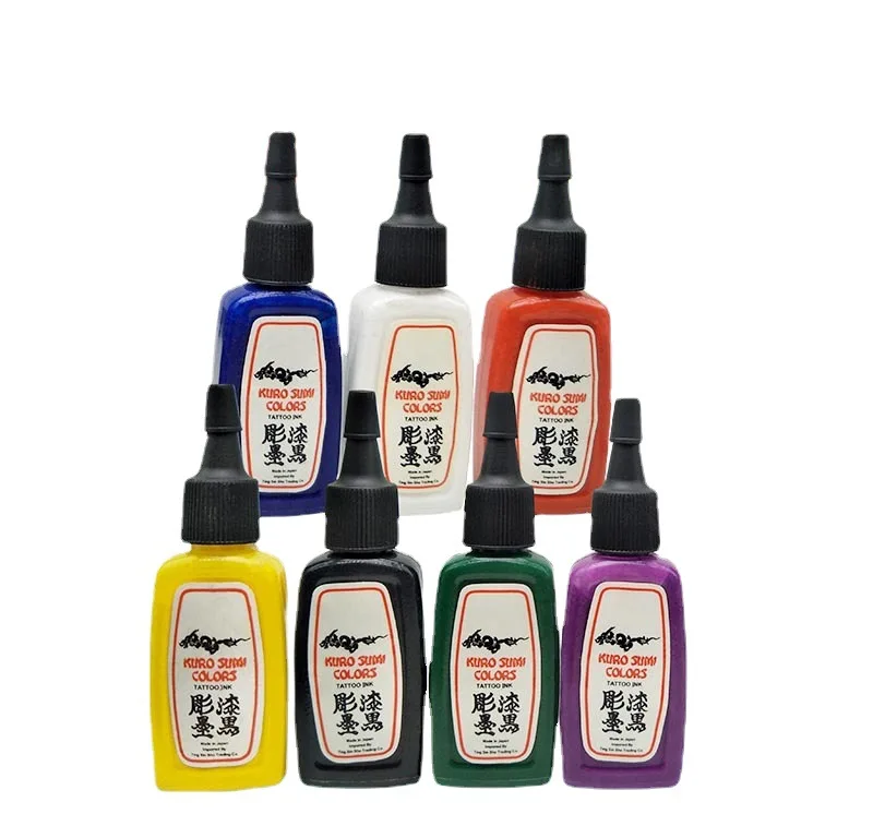 14 Color Carved Lacquer Tattoo Ink Material Eyebrow Tattoo Color Material Colorful Pigment Set Halloween Machine