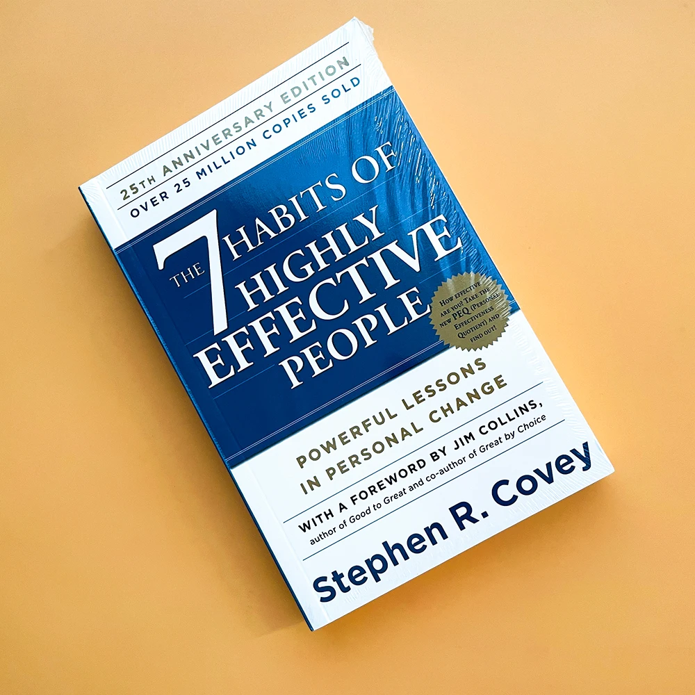 

The 7 Habits Of Highly Effective People By Stephen R. Covey In English Original Professional Management Reading Book For Adult