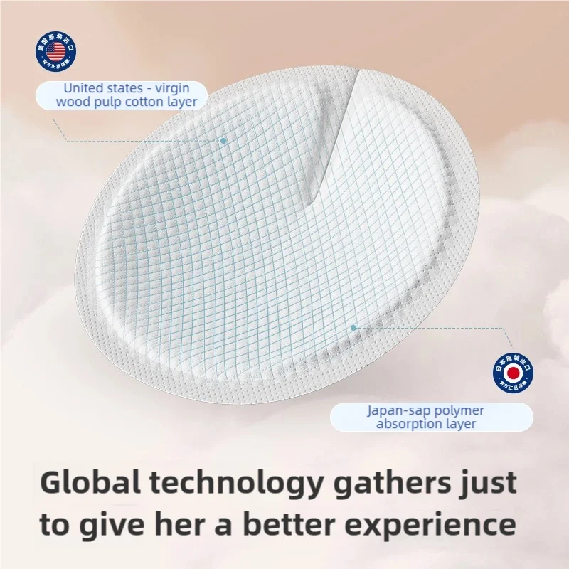 Breast Pads PHILIPS AVENT Ultra-Thin Disposable 100-Pack Leak-Proof Breathable Anti-Overflow Postpartum Nursing