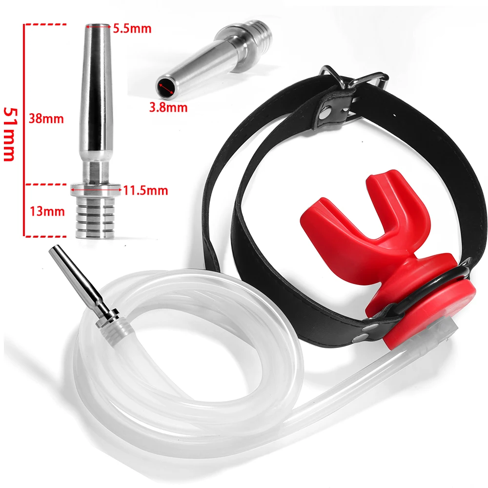 Silicone Piss Urinal Mouth Gag Bondage Fetish Harness Belt Slave BDSM Adult Games Sex Toys For Women Man