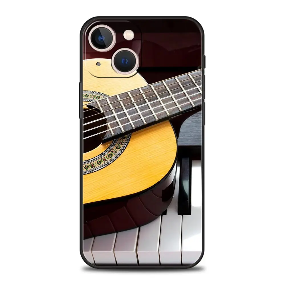 Luxury Music Instrument Design Silicone Phone Case Cover