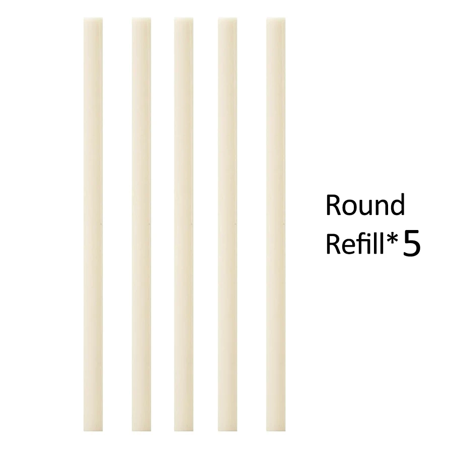 Refill Eraser Square Round Mechanical Retractable Eraser pencil eraser retractable eraser 5 Pcs