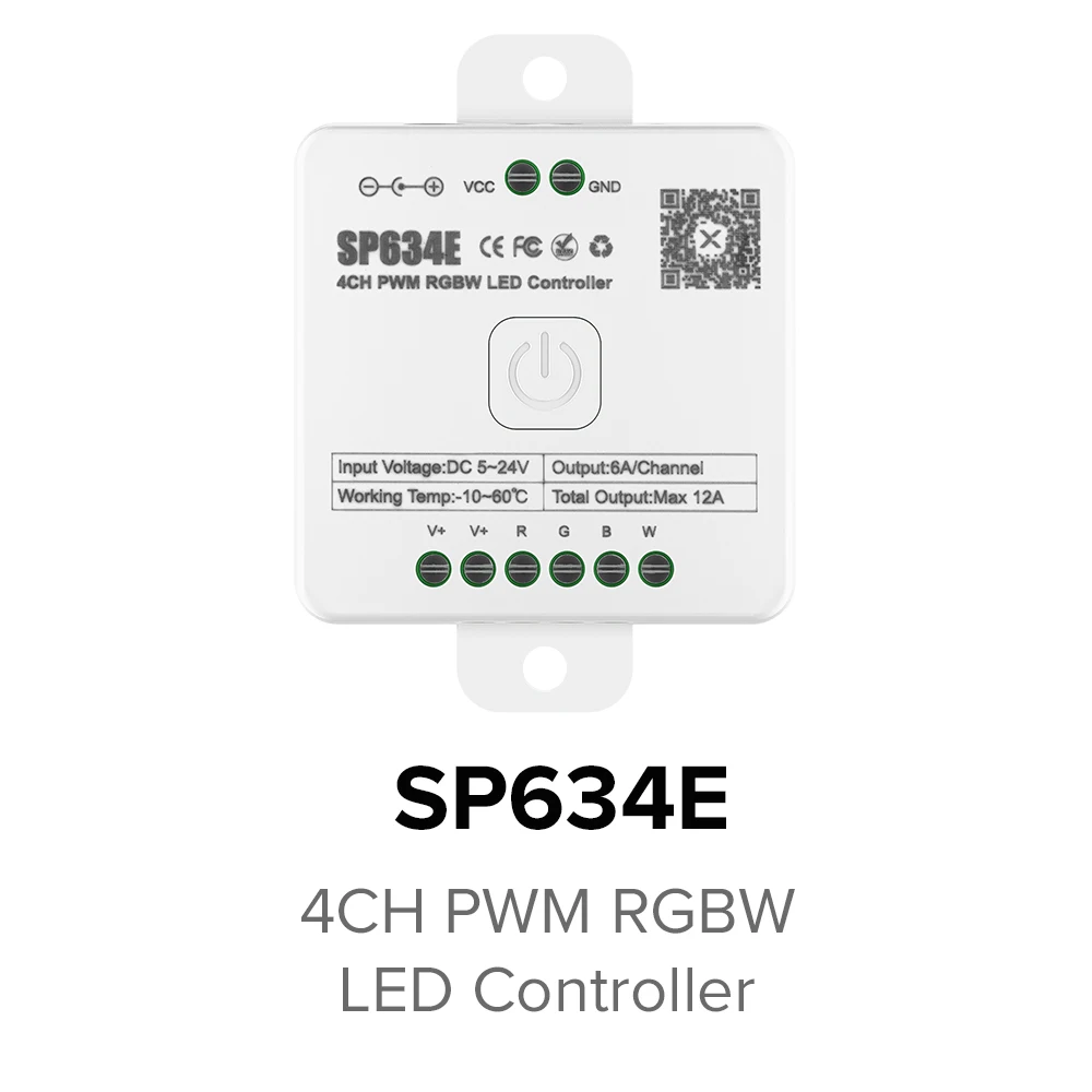 SP630E All In One LED Controller 5CH PWM SPI Pixels LED