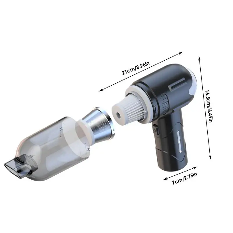 Wireless Car Vacuum Cleaner 6000Pa Cordless Handheld Cleaning Robot Auto Vacuums Strong Suction Cleaner For Car