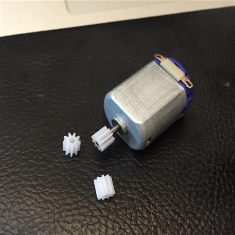 Shoulder Pinion Gears 92A 0.5M 9 Teeth Hole 2mm 50PCs Plastic Super Gear Wheel For DIY Helicopter Robot Toy