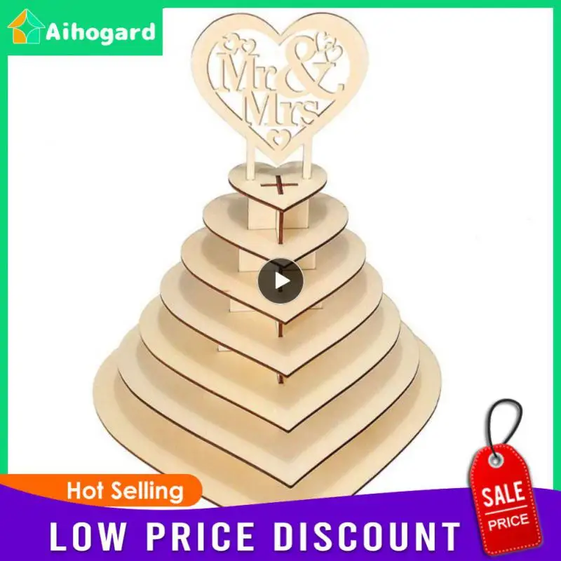 Ters Heart Mr & Mrs Ferrero Rocher Pyramid Wedding Chocolate Dessert Candy Espositore Supporto Regalo Di Cioccolato Di San Valentino