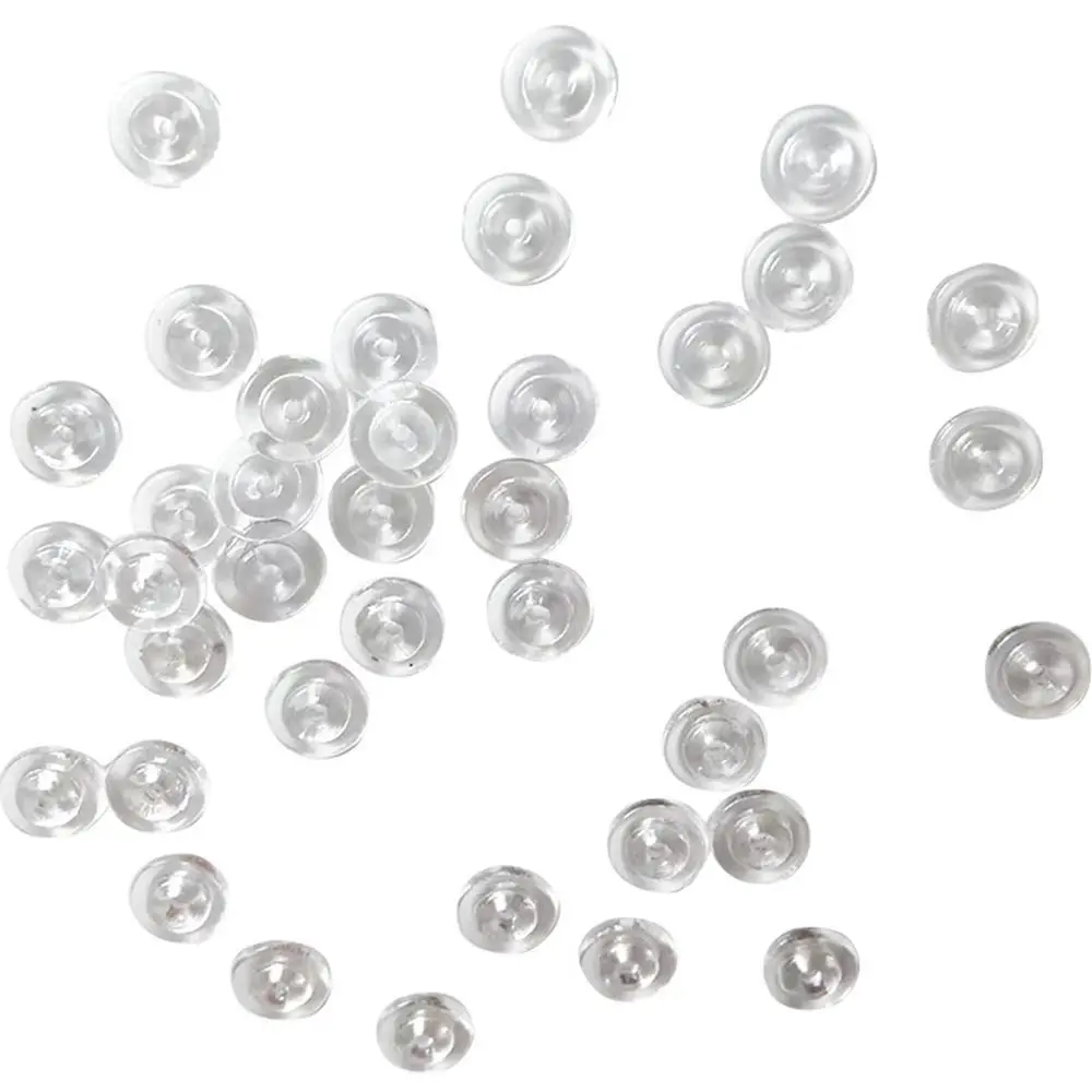 100pcs/lot Luminous Half Round Stopper Beads Fishing 4.0/5.0mm for Sea Fishing Floating Tackle Accessories Tools