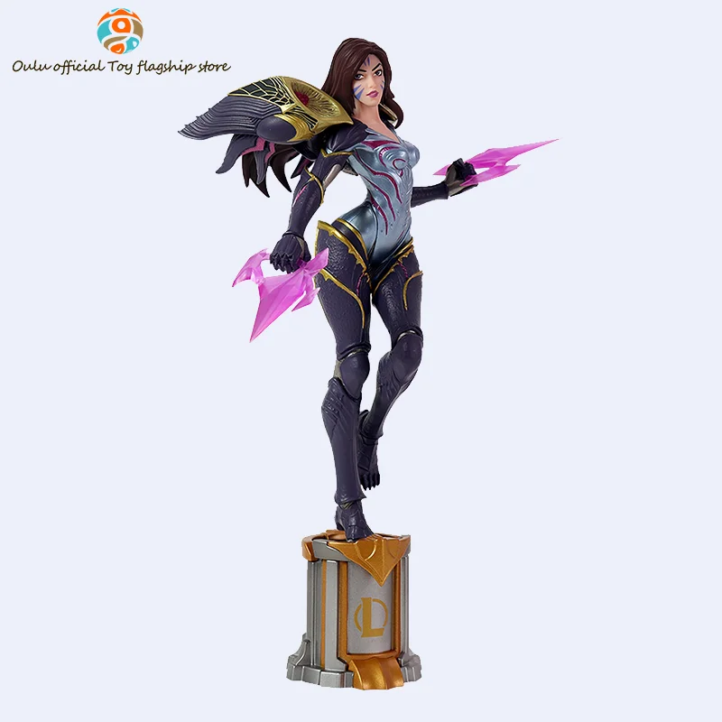 

22cm League Of Legends Lol Anime Figurine Luxanna Crownguard Lux Kaisa Jinx Action Figure Tiktok Hot Halloween Chrismas Gift