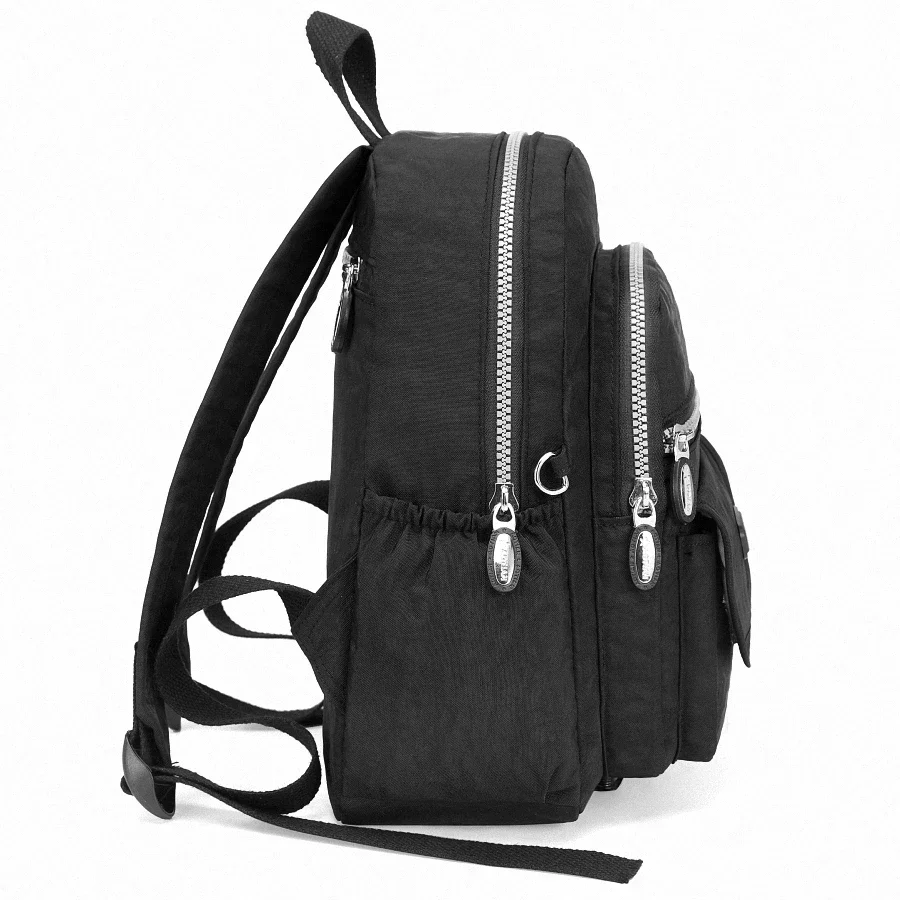 Mini mochilas de nylon para mulheres, leve, forte, pequena mochila, mochila casual para meninas, ciclismo, caminhada, camping, viagem, ao ar livre