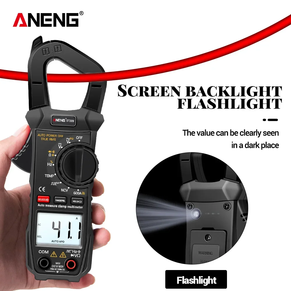 ANENG-ST209 6000 īƮ True RMS   Ƽ Ŭ DC/AC  Ŭ ׽  а ڵ , ڵ  Ŭ ׽