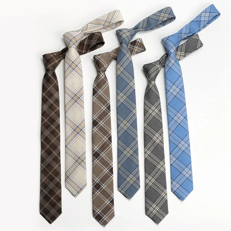 Brown Tie Men Shirt Gift Male Preppy College Style Coffee Stripe Retro Tie Decoration Jk Necktie Female Girly Kawaii Accessories bow tie,woven necktie,necktie set,clip on tie