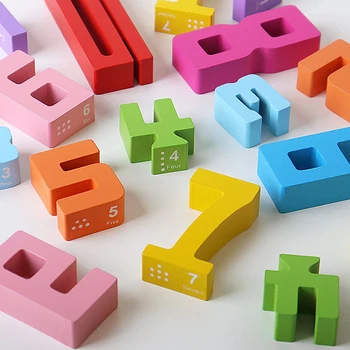 Wooden Stacking Building Blocks For 3+ Years Old Kids 1-10 Number Game Balance Competition Toy, Gift For Boys Girls 1