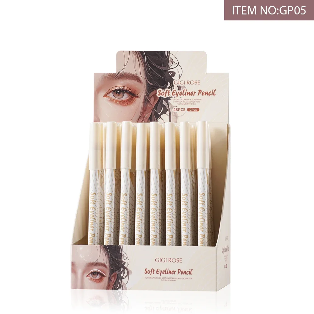 Matte White Eyeliner Pen Lying Silkworm Pencil Brighten Corners Of The Eyes Ultra-thin Waterproof Pigment Smooth Eyeshadow Stick 6